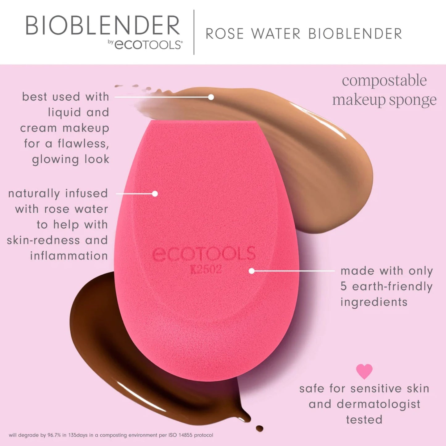 EcoTools Rose Water Bioblender 1pc