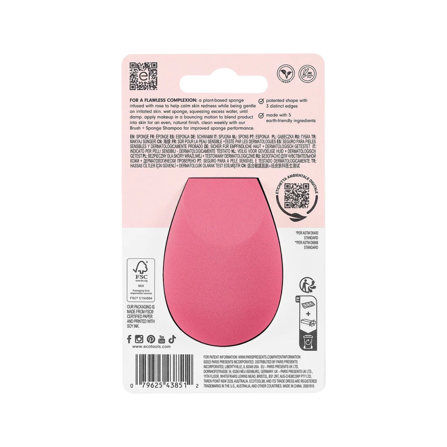 EcoTools Rose Water Bioblender 1pc