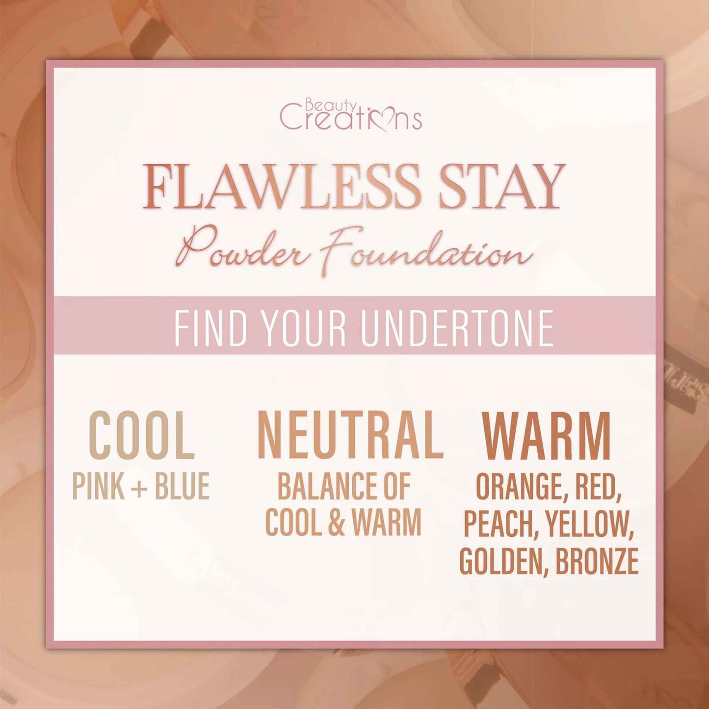 Beauty Creations Flawless Powder Foundation