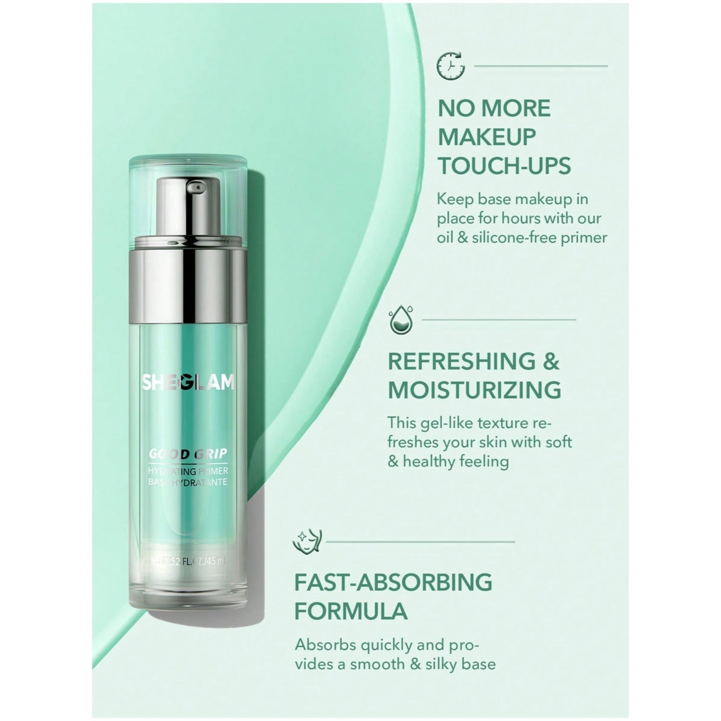 Sheglam Good Grip Hydrating Primer – 45ml