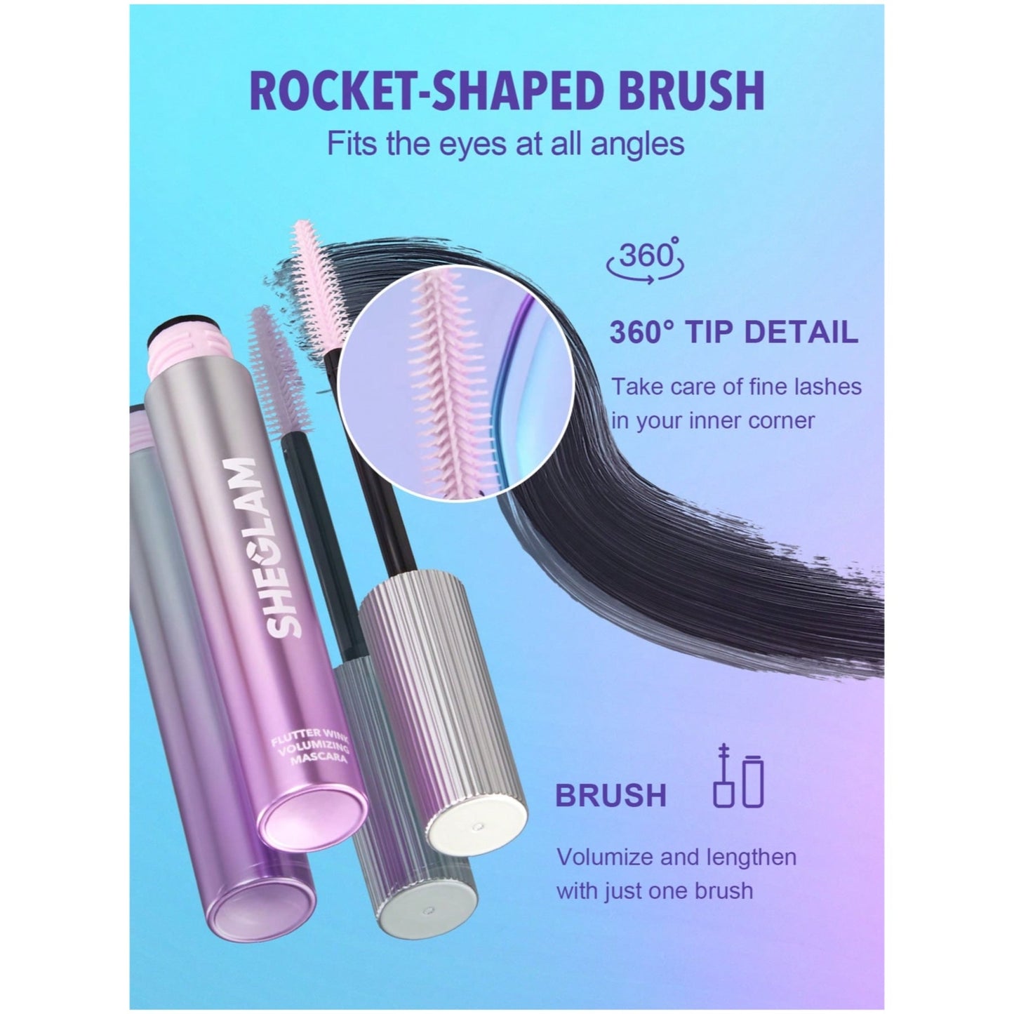 Sheglam Flutter Wink Volumizing Mascara 6.3ml
