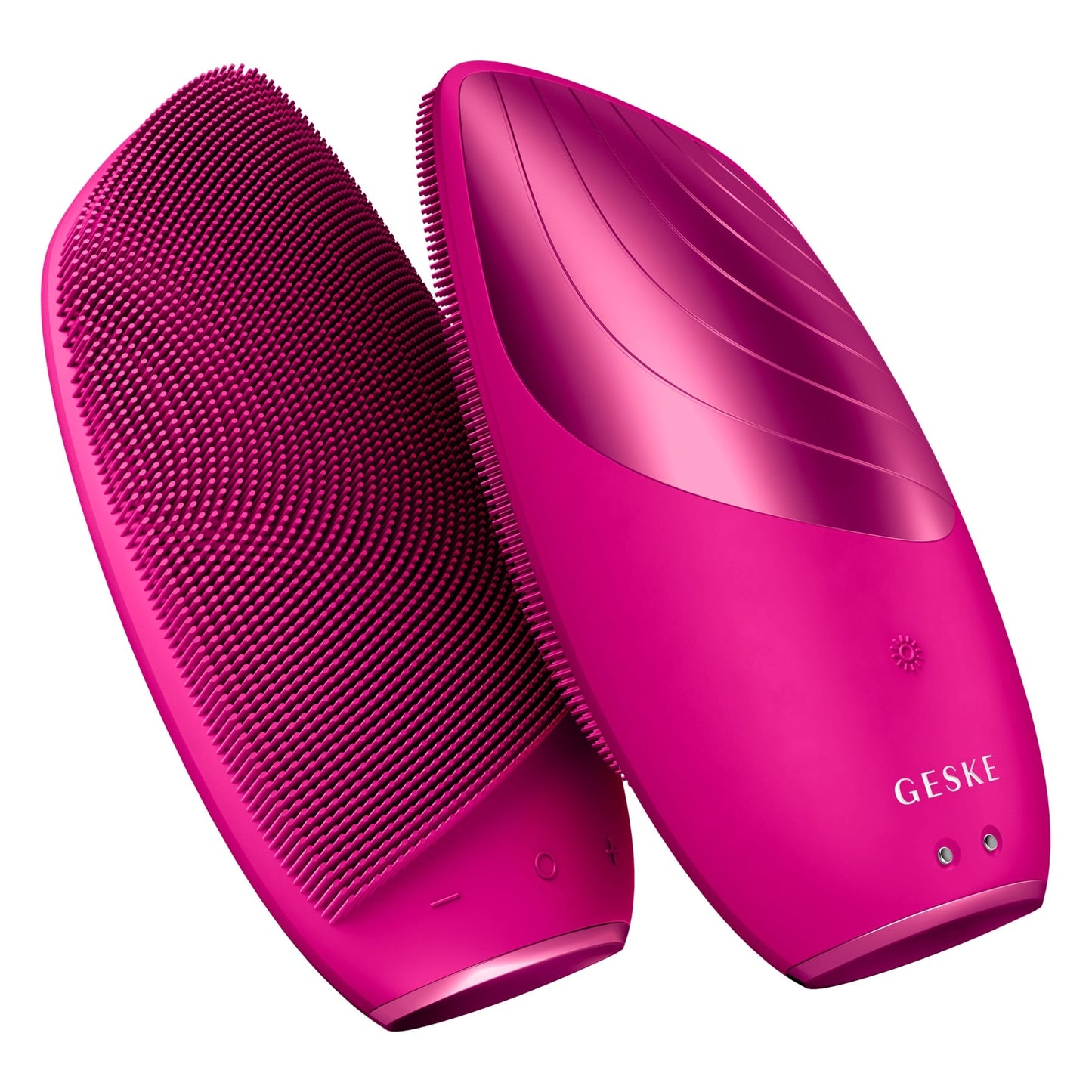 Geske Sonic Thermo Facial Brush 6-in-1 Heated Cleansing Brush Magenta