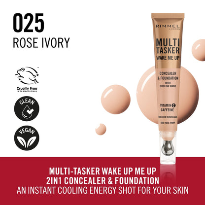 Rimmel Multi-tasker Wake Me Up Foundation & Concealer