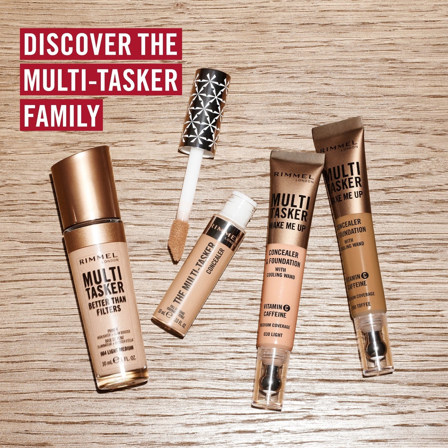 Rimmel Multi-tasker Wake Me Up Foundation & Concealer