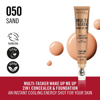 Rimmel Multi-tasker Wake Me Up Foundation & Concealer