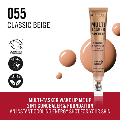 Rimmel Multi-tasker Wake Me Up Foundation & Concealer