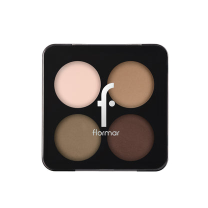 Flormar Color Palette Eyeshadow - 4 shades