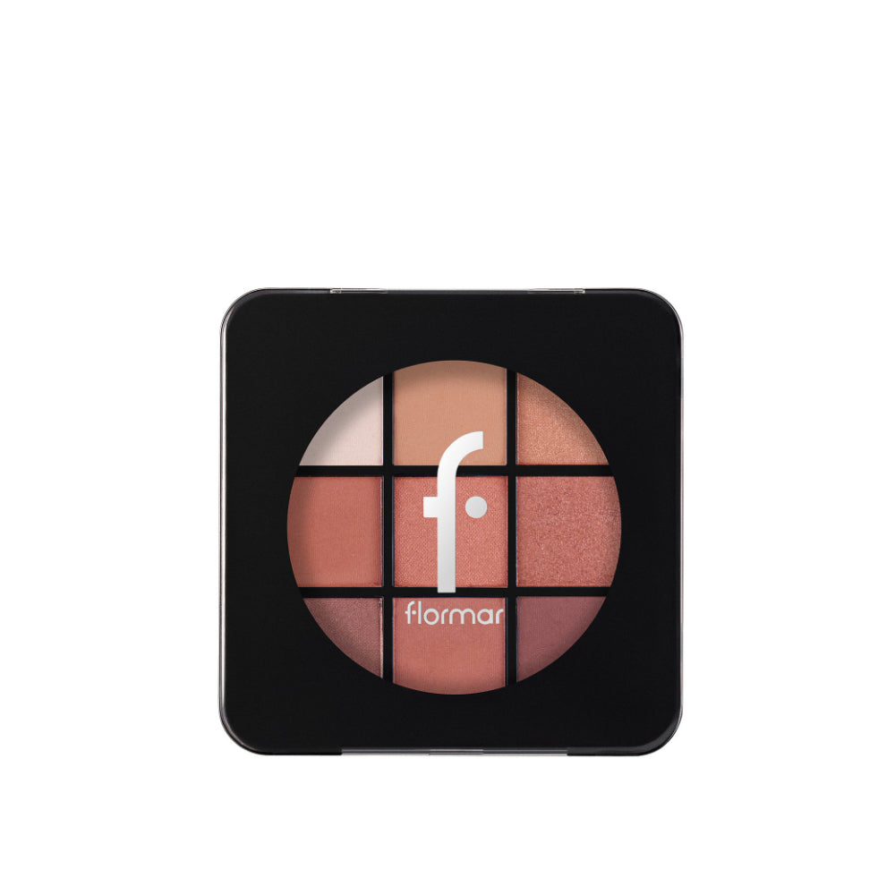 Flormar Eyeshadow Palette - 9 shades