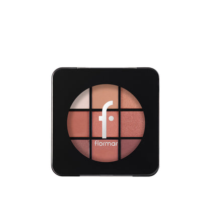 Flormar Eyeshadow Palette - 9 shades