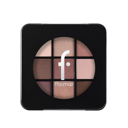 Flormar Eyeshadow Palette - 9 shades