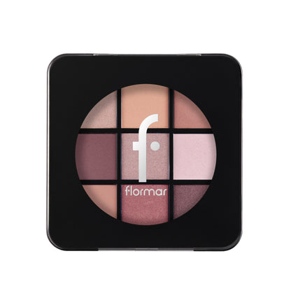 Flormar Eyeshadow Palette - 9 shades