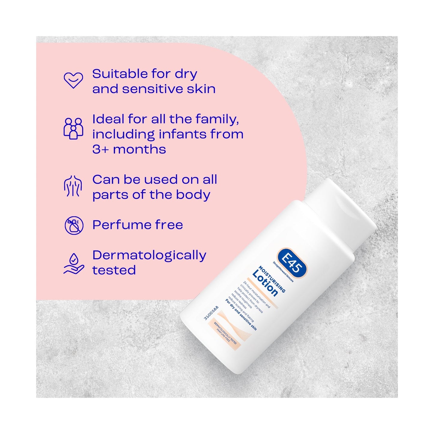 E45 Moisturising Body Lotion 200ml