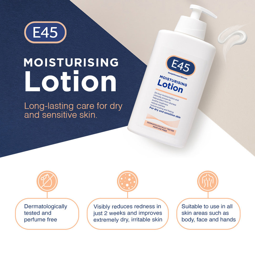 E45 Moisturising Body Lotion 500ml