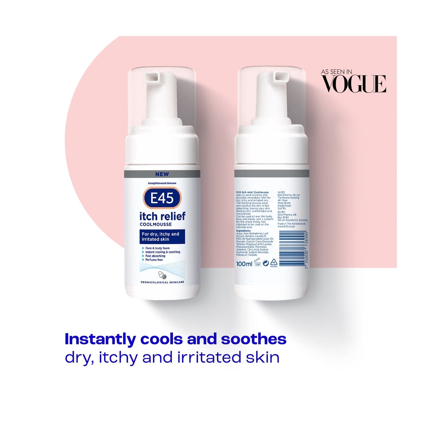 E45 Itch Relief Coolmousse 100ml