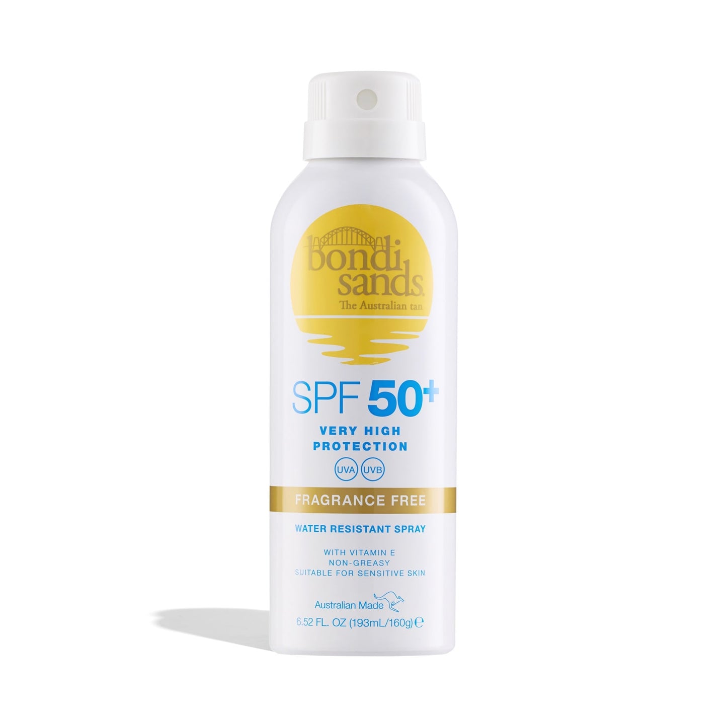 Bondi Sands Spf 50+ Aerosol Mist Spray Fragrance Free 160g