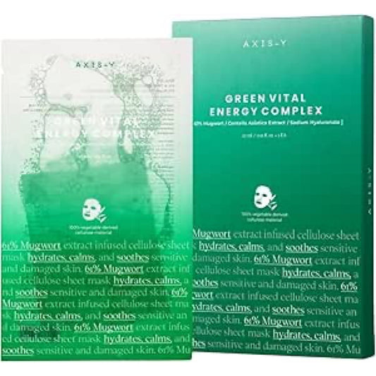 Axis‑y Mugwort Green Vital Energy Complex Sheet Mask 27 Ml