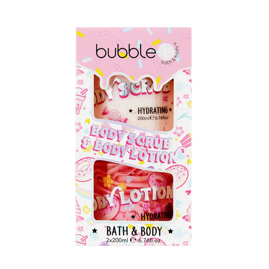 Bubble T Sweetea Body Scrub & Body Lotion Set