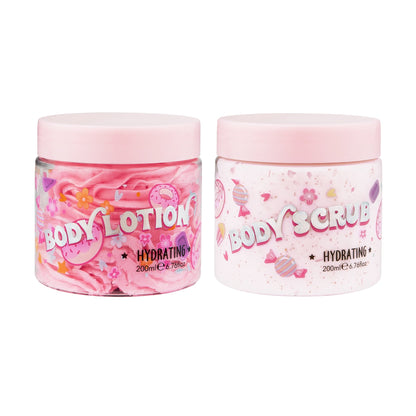 Bubble T Sweetea Body Scrub & Body Lotion Set