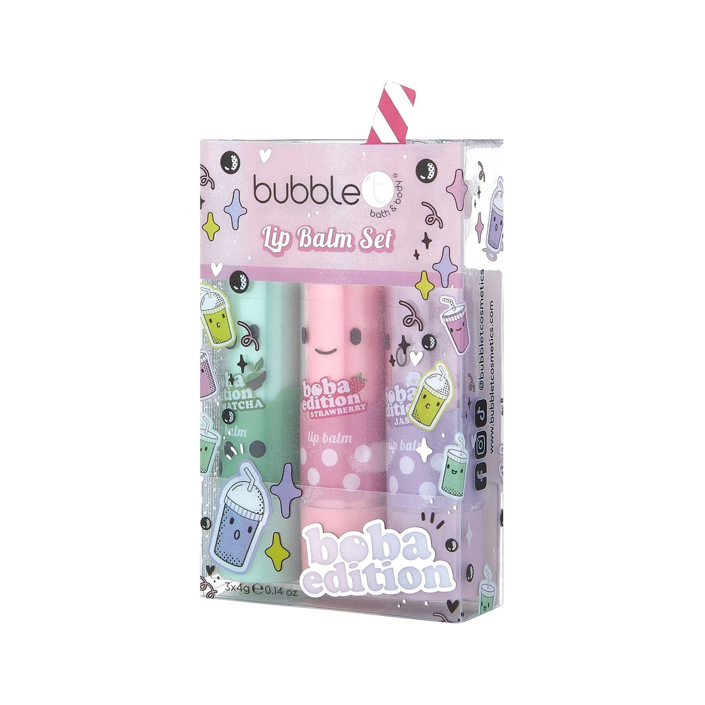 Bubble T Boba Lip Balm Set