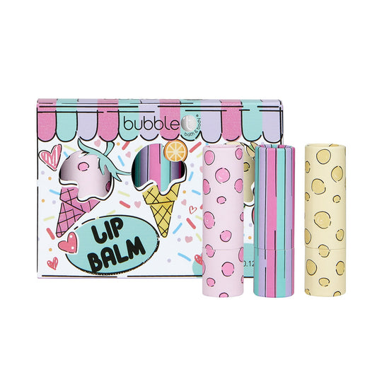 Bubble T Cartoon Lip Balm set