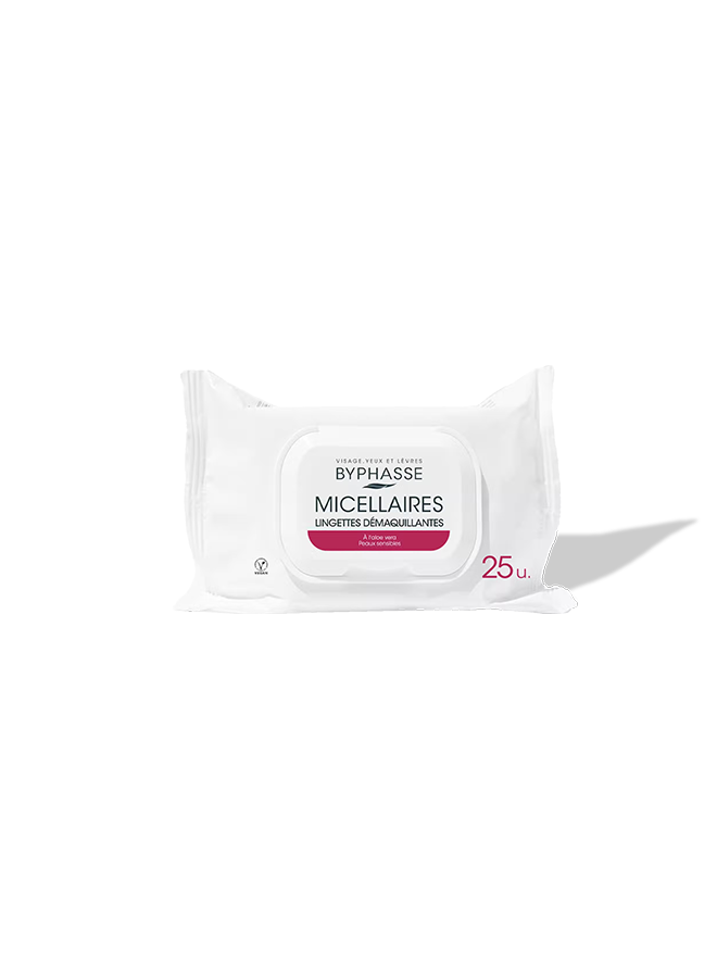 Byphasse Make-up Remover Wipes Micellar Solution Sensitive Skin 25u