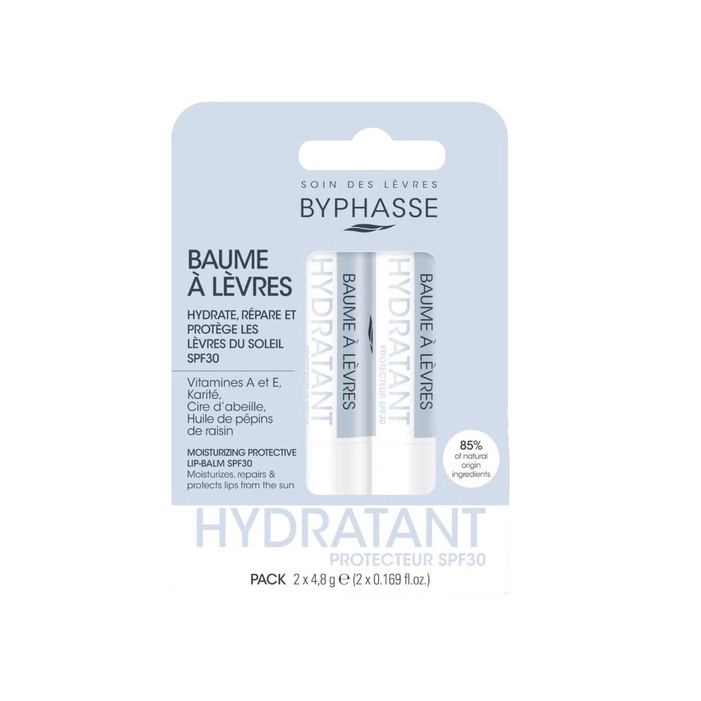 Byphasse Duo Moisturizing Lip Balms Spf30