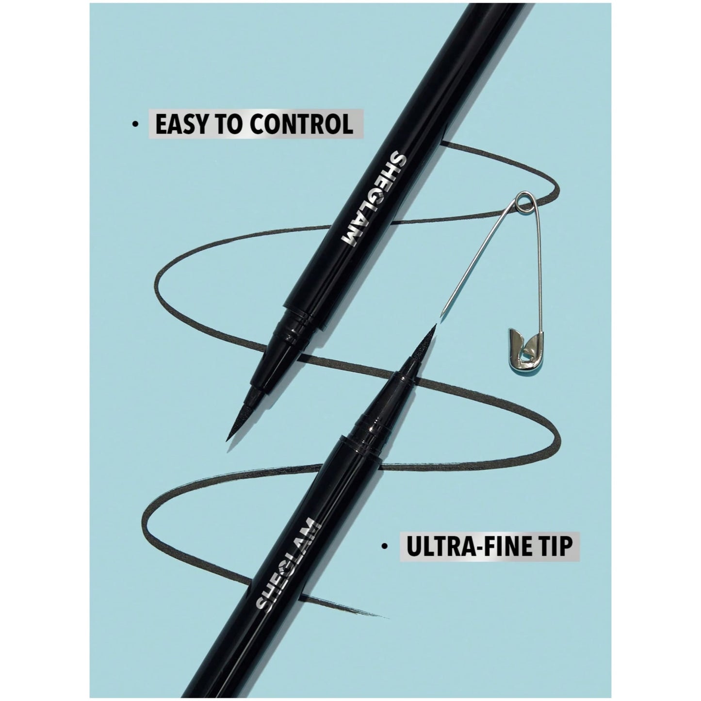 Sheglam Pro Precision Waterproof Liquid Eyeliner - Black