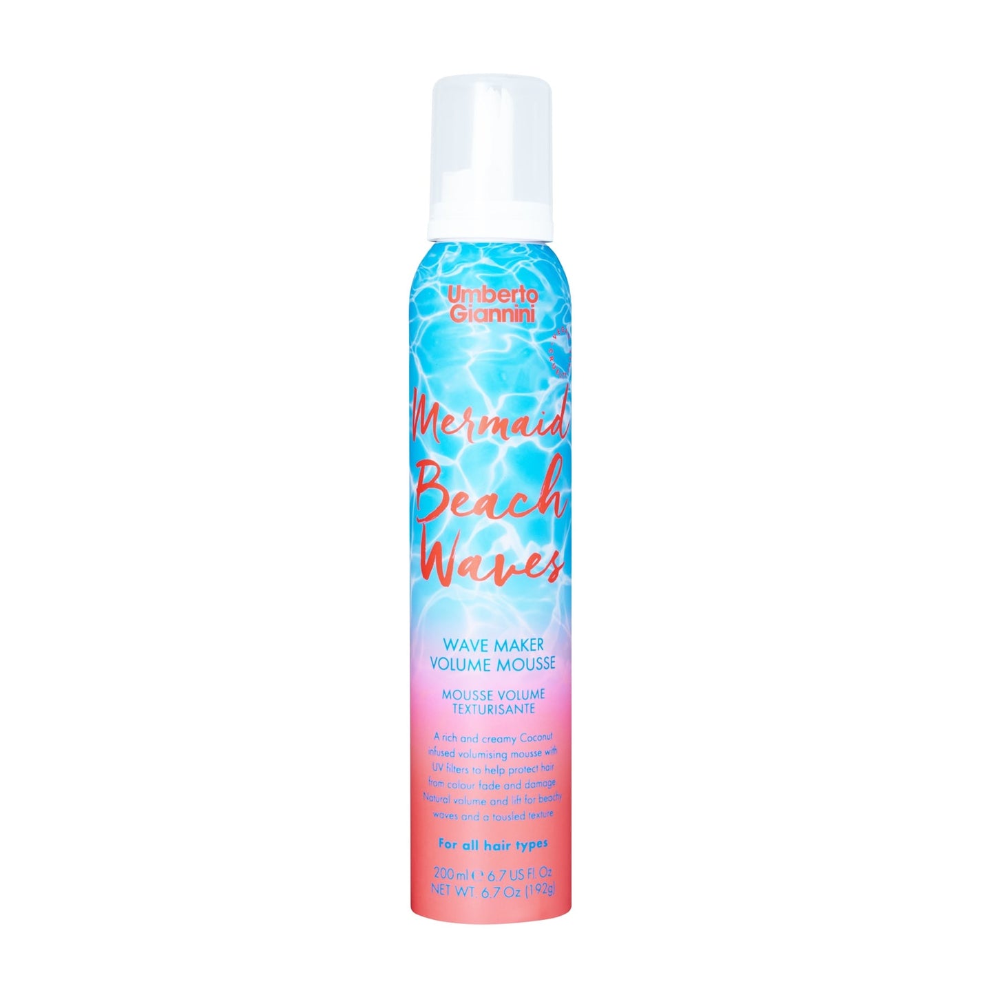 Umberto Giannini Mermaid Beach Waves Wave Maker Volume Mousse 200ml