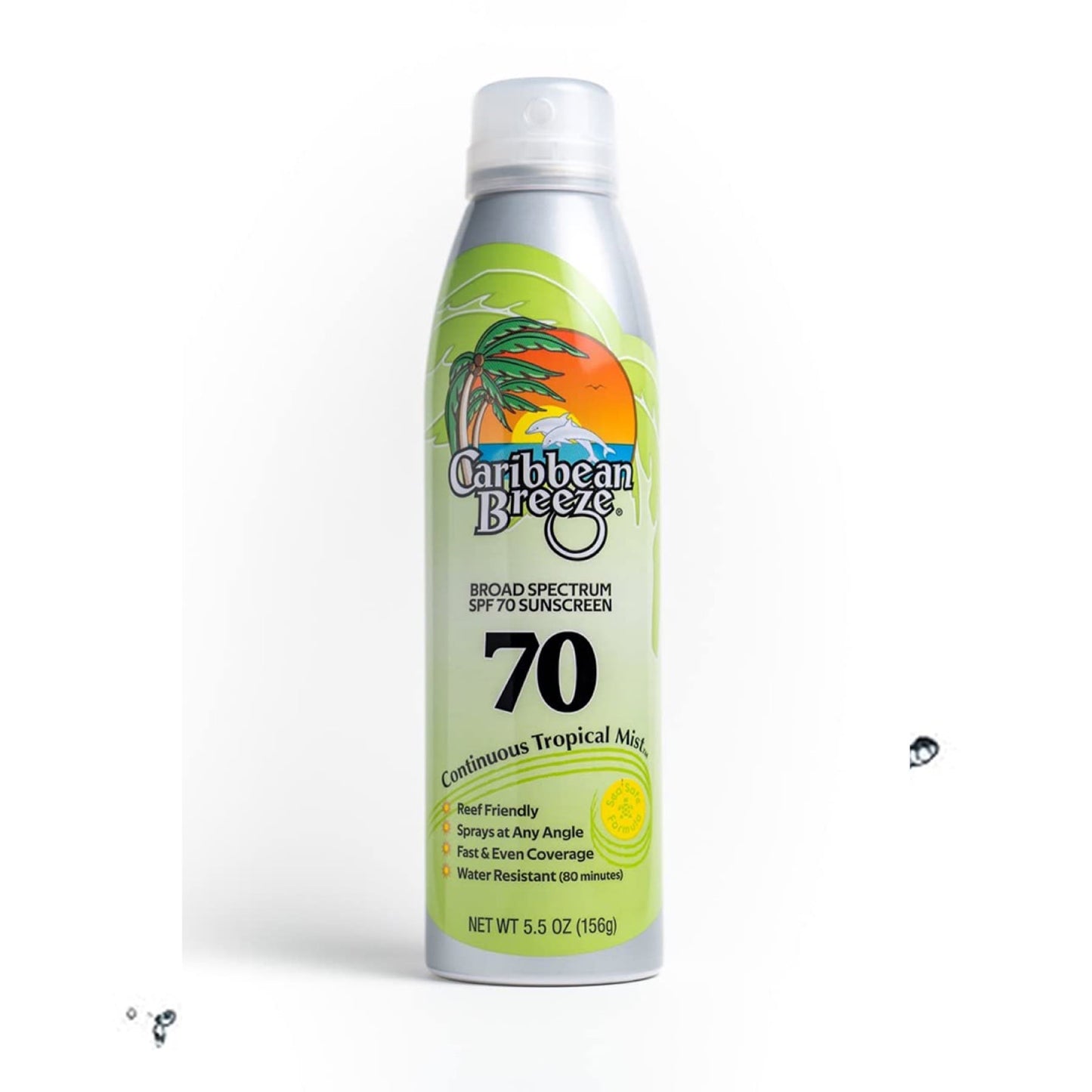 Caribbean Breeze Sunscreen Spray Breeze Kids Sunscreen Spf70 - 156ml