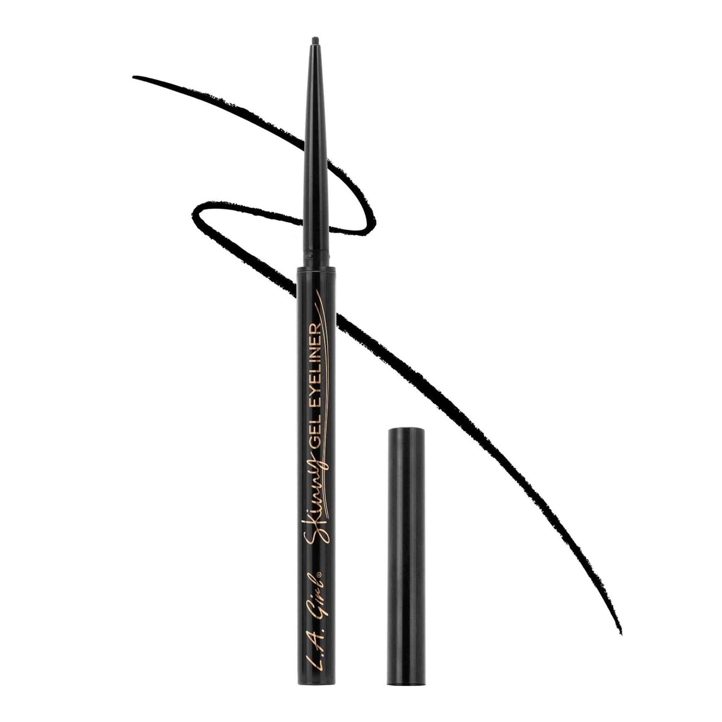 La Girl Skinny Gel Liner Silky Black