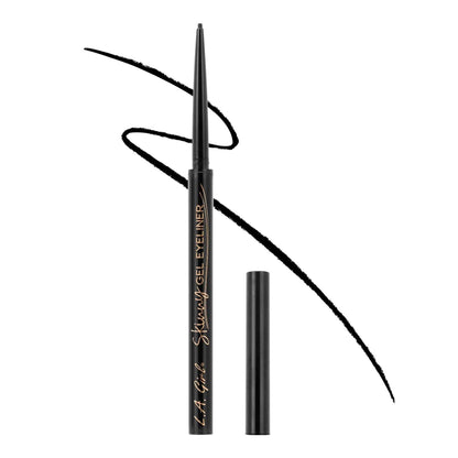 La Girl Skinny Gel Liner Silky Black
