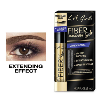 La Girl Mascaras Fiber Lash Black
