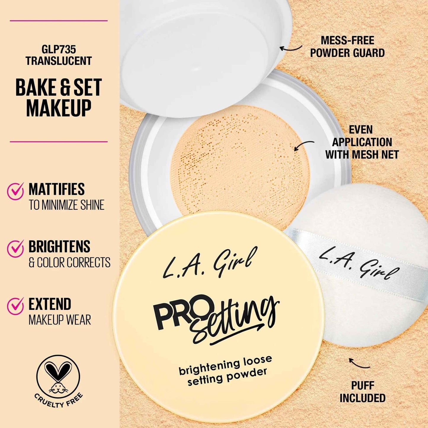 La Girl Loose Setting Powder
