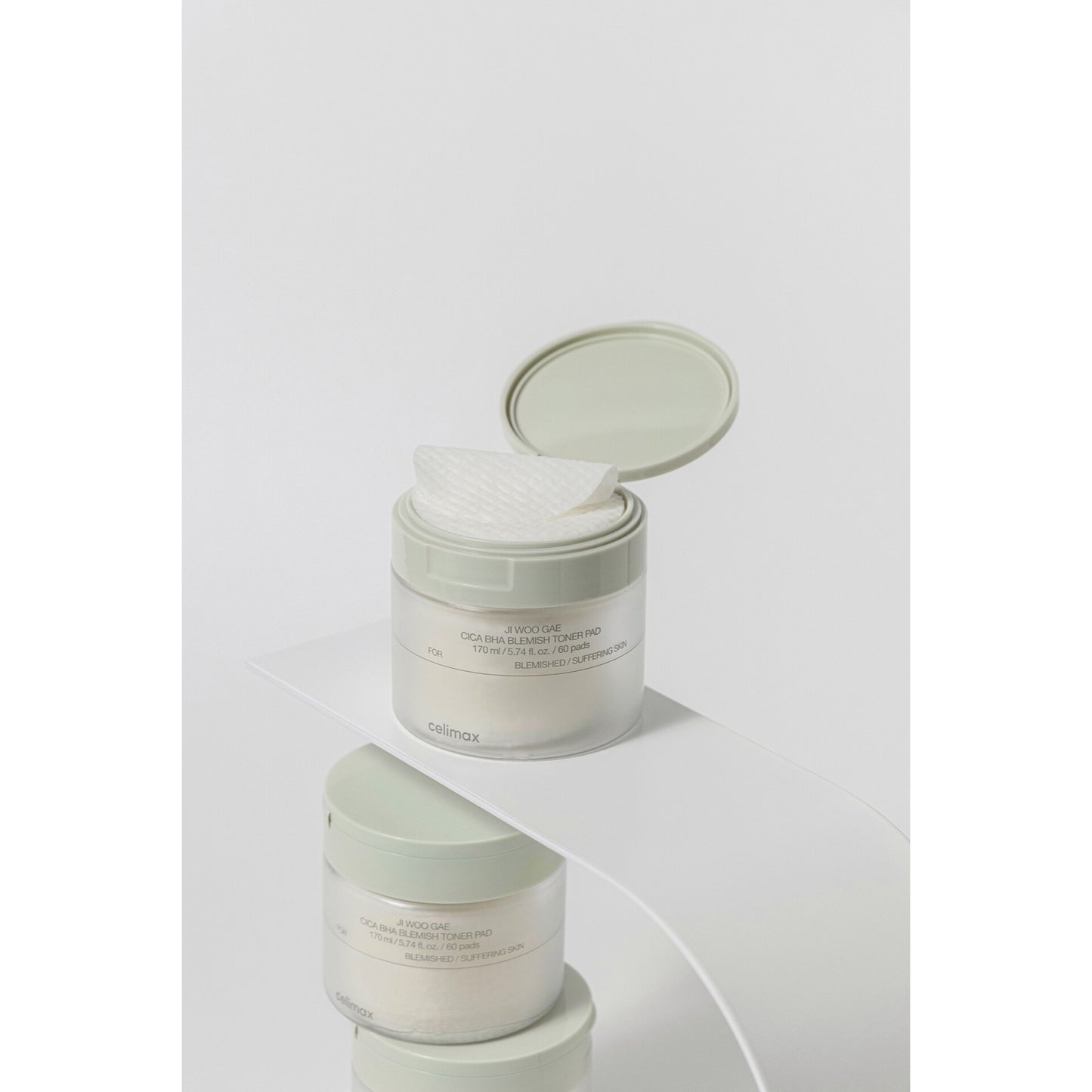 Celimax Ji Woo Gae Cica Bha Blemish Toner Pad (60pads)