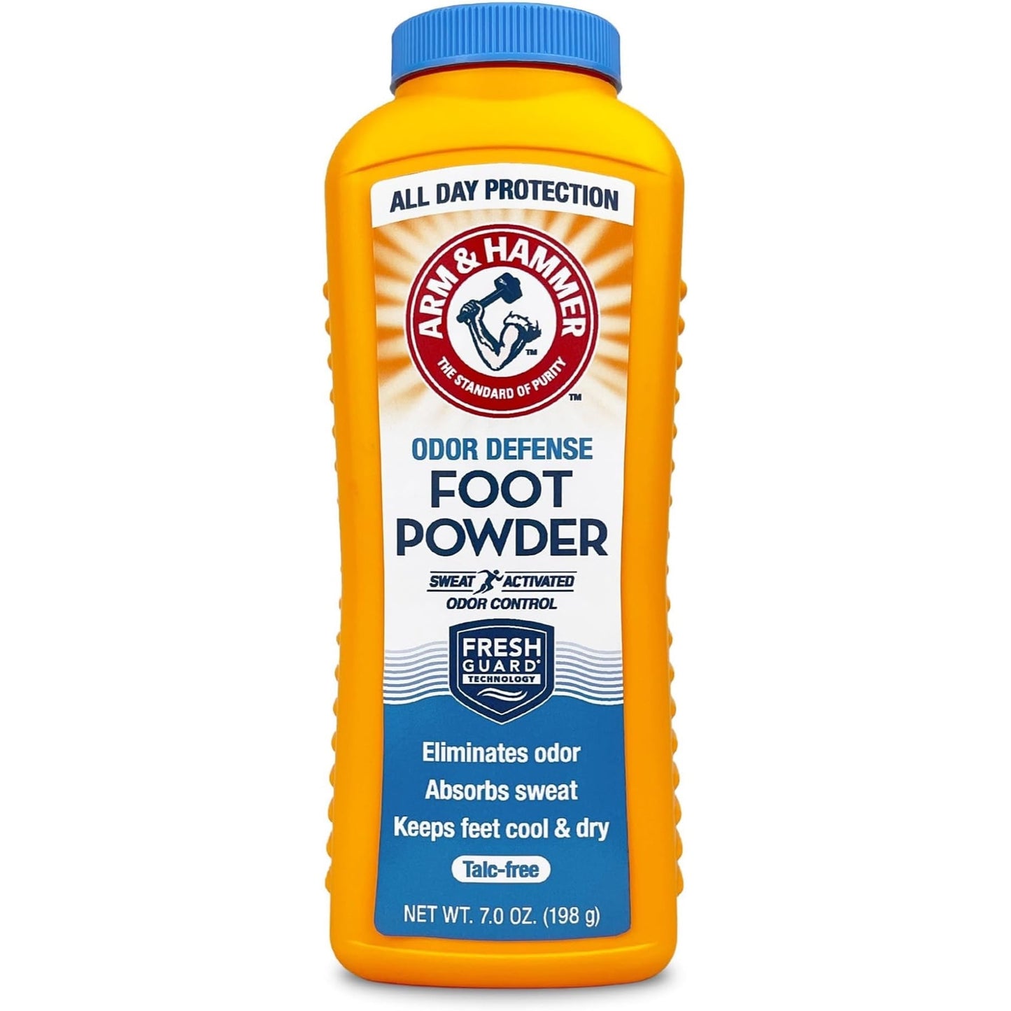 Arm & Hammer Foot Powder for Shoes & Feet, Talc-Free Odor & Moisture Control for Men & Women