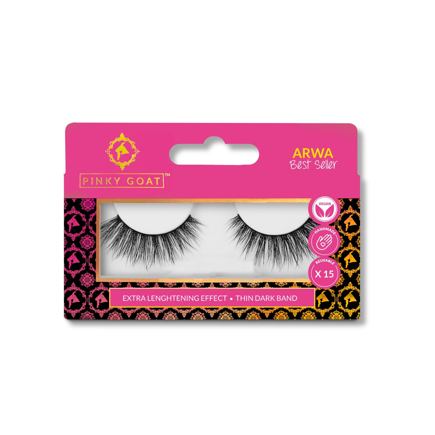 Pinky Goat Lash Glam Arwa