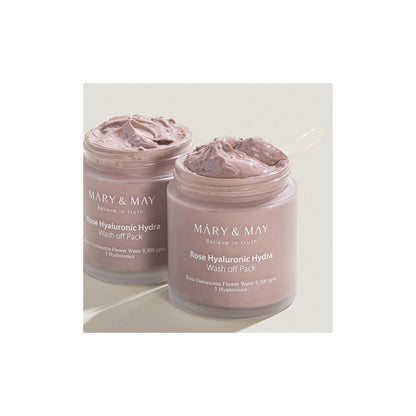 Mary&May Rose Hyaluronic Hydra Wash off Pack 125g