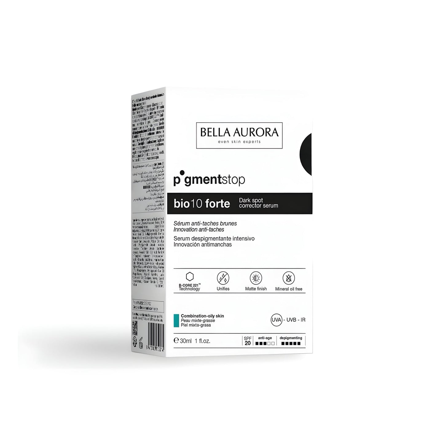 Bella Aurora Bio 10 Forte Anti Dark Spots Serum CombOily Skin 30mL