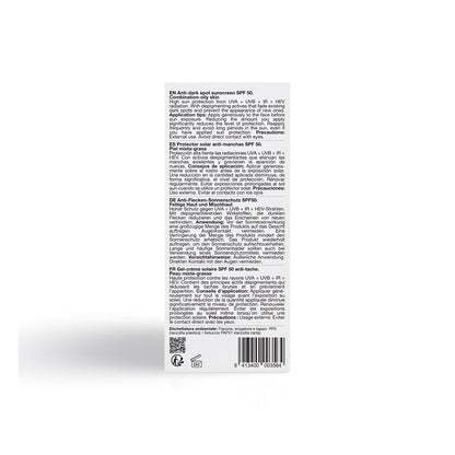 Bella Aurora Anti Dark Spot Sunscreen GelCream SPF50 CombOily 50mL