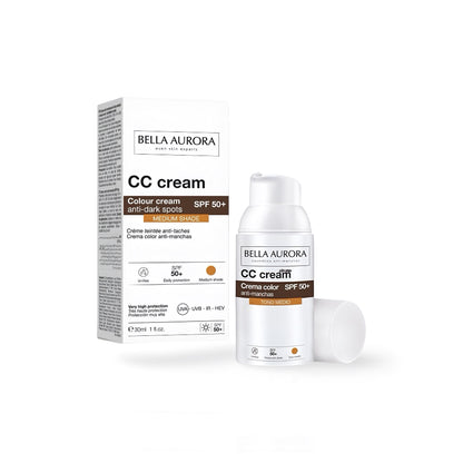 Bella Aurora CC Cream Anti Dark Spot Sunscreen SPF50+ 30ml