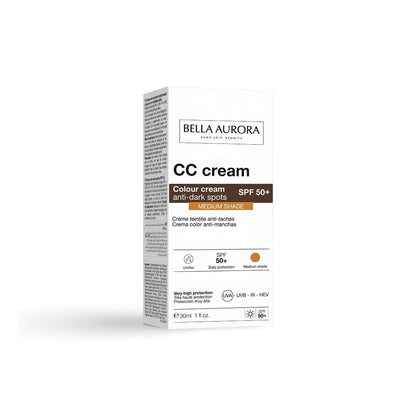 Bella Aurora CC Cream Anti Dark Spot Sunscreen SPF50+ 30ml