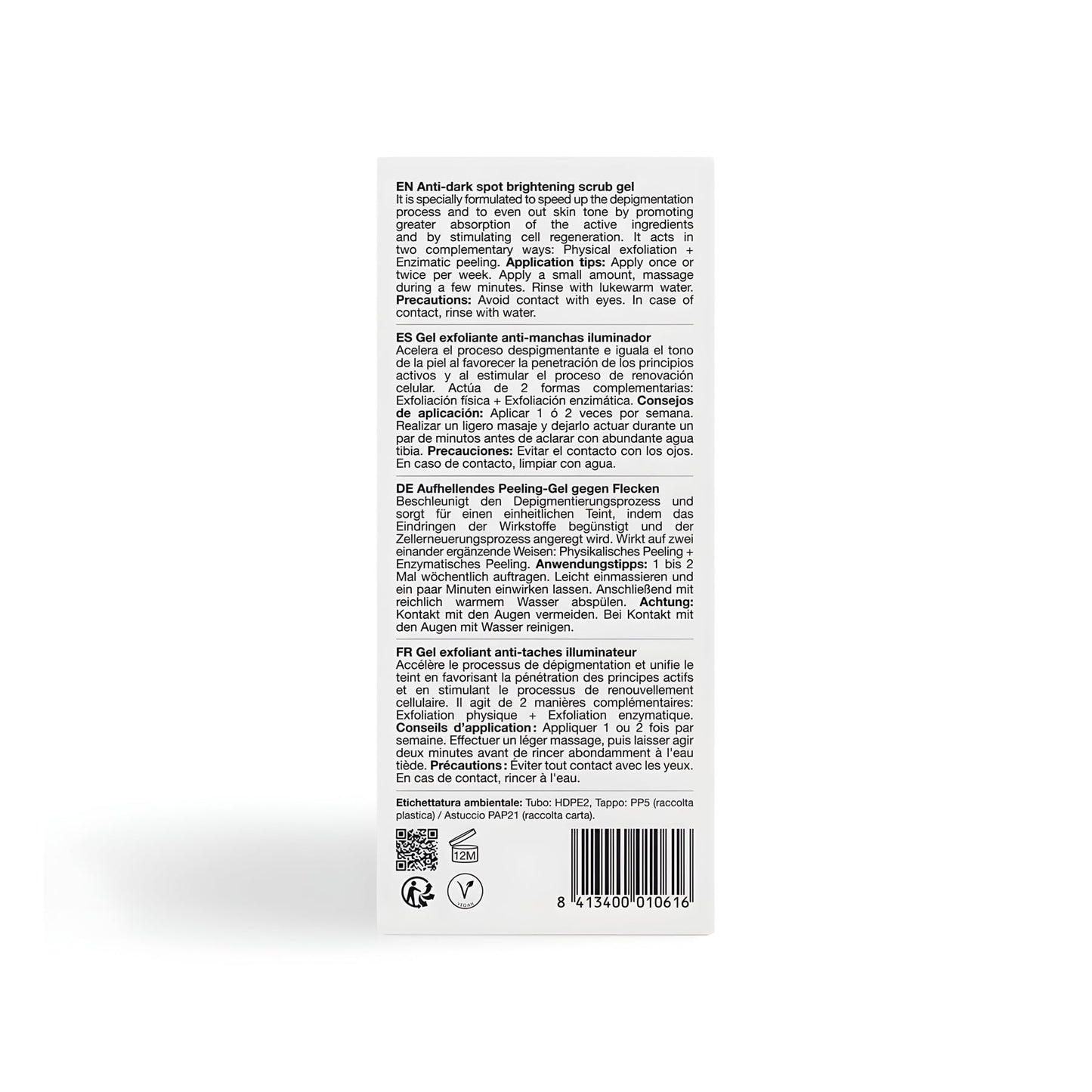 Bella Aurora Anti-Dark Spots Scrub Gel 75mL