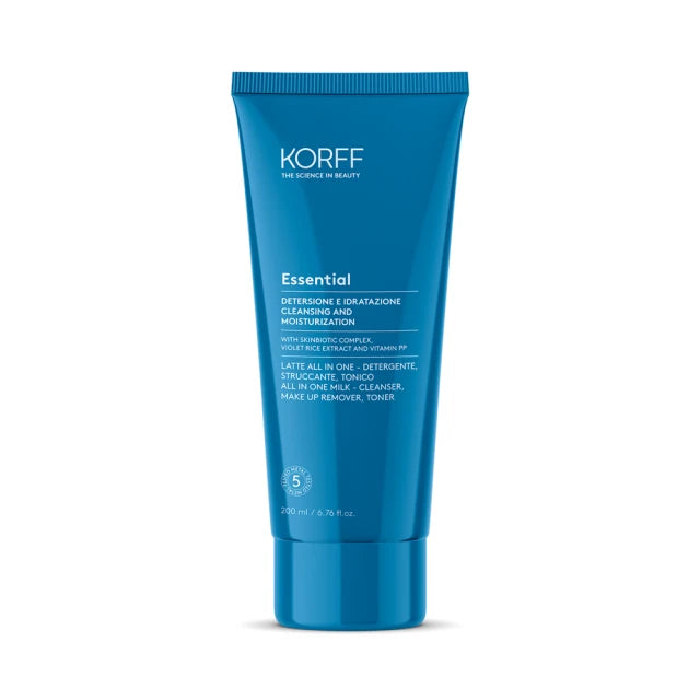 Korff Essential All in One Milk Make Up Remover & Toner 200ml