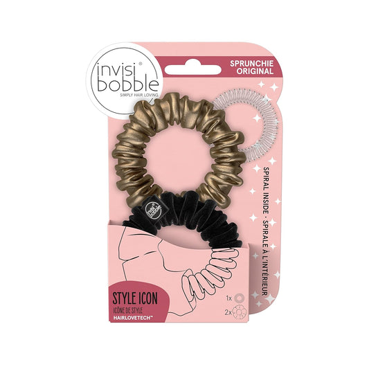 Invisibobble Hair Tie Sprunchie Slim True Golden 2pcs