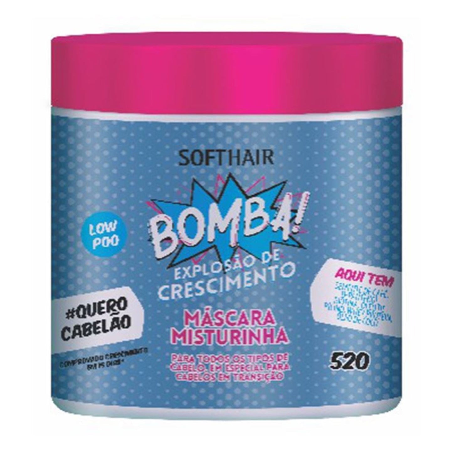 Softhair Growth Explosion Bomb Mask - 520g