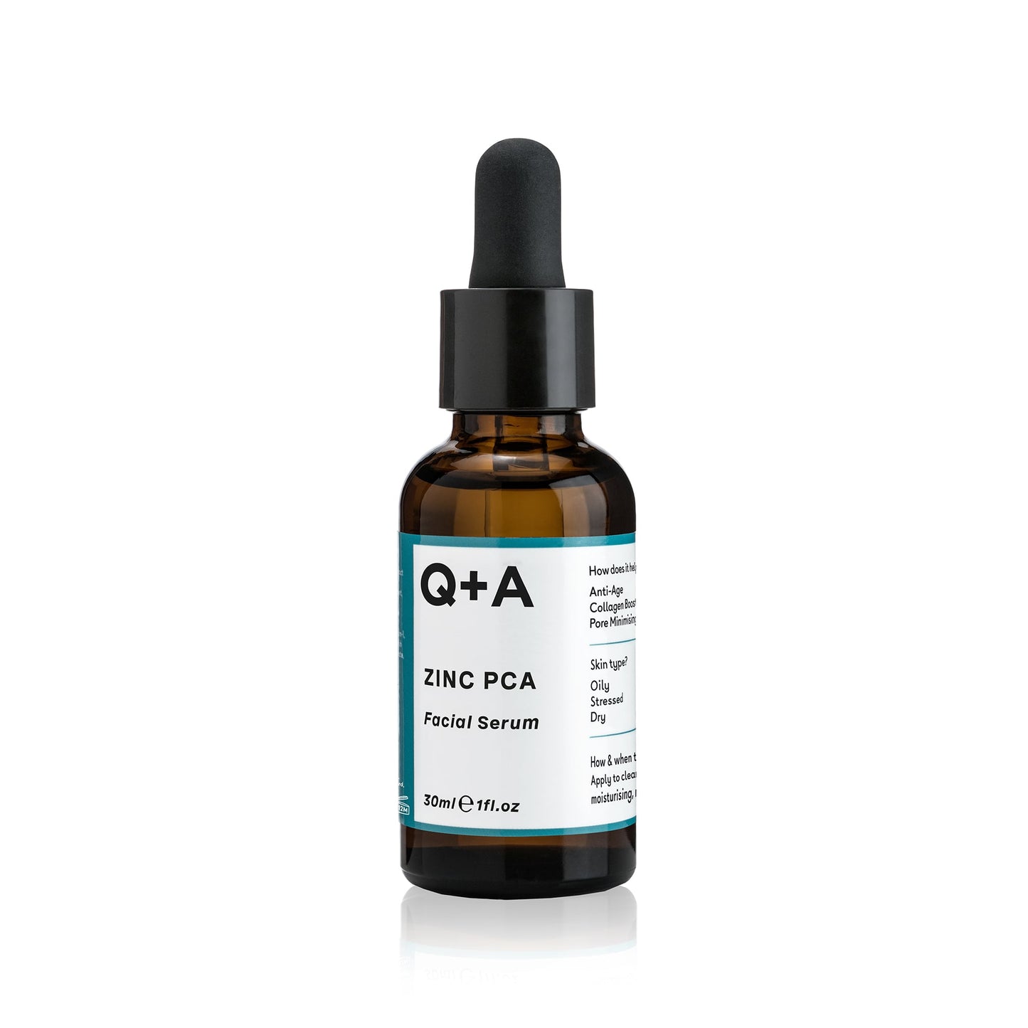Q+A Zinc PCA Facial Serum 30ml