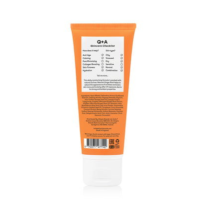 Q+A Ginger Root Daily Moisturiser 75ml