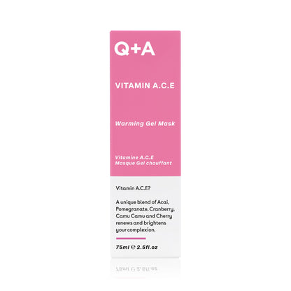 Q+A Vitamin A.C.E Warming Gel Mask 75ml