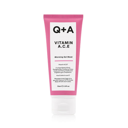 Q+A Vitamin A.C.E Warming Gel Mask 75ml