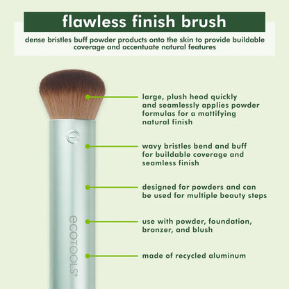 EcoTools Flawless Finish Makeup Brush, 1 Count